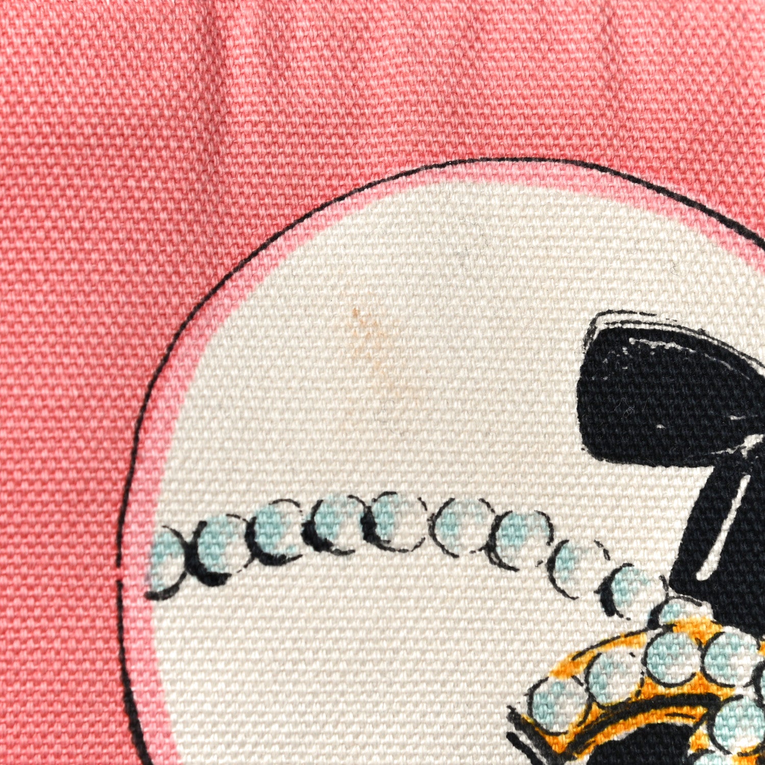 Chanel Canvas Coco Hearts Print Tote Multi 21 of 22