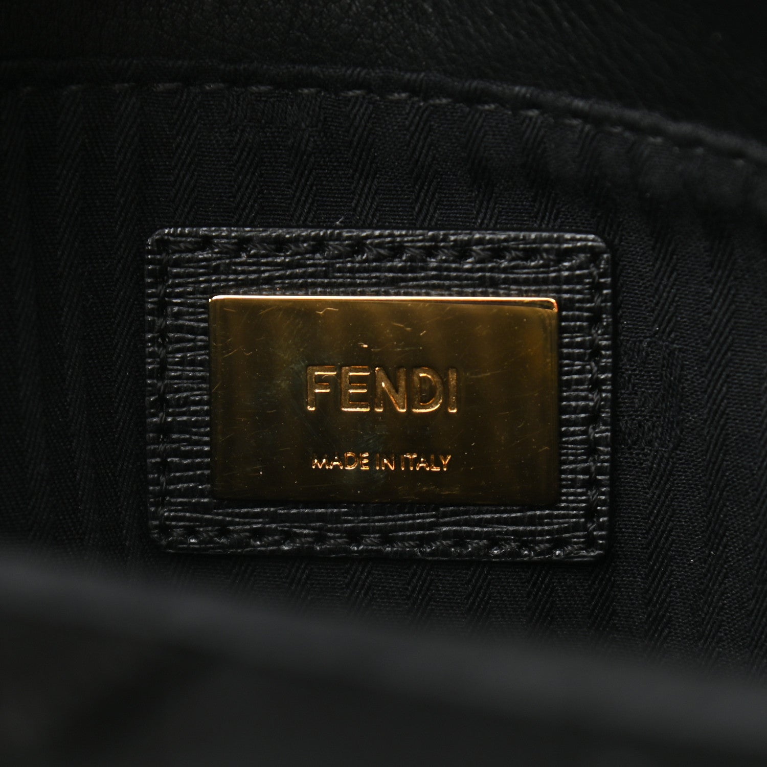 Fendi Vitello Elite Regular 2Jours Tote Black 6 of 10