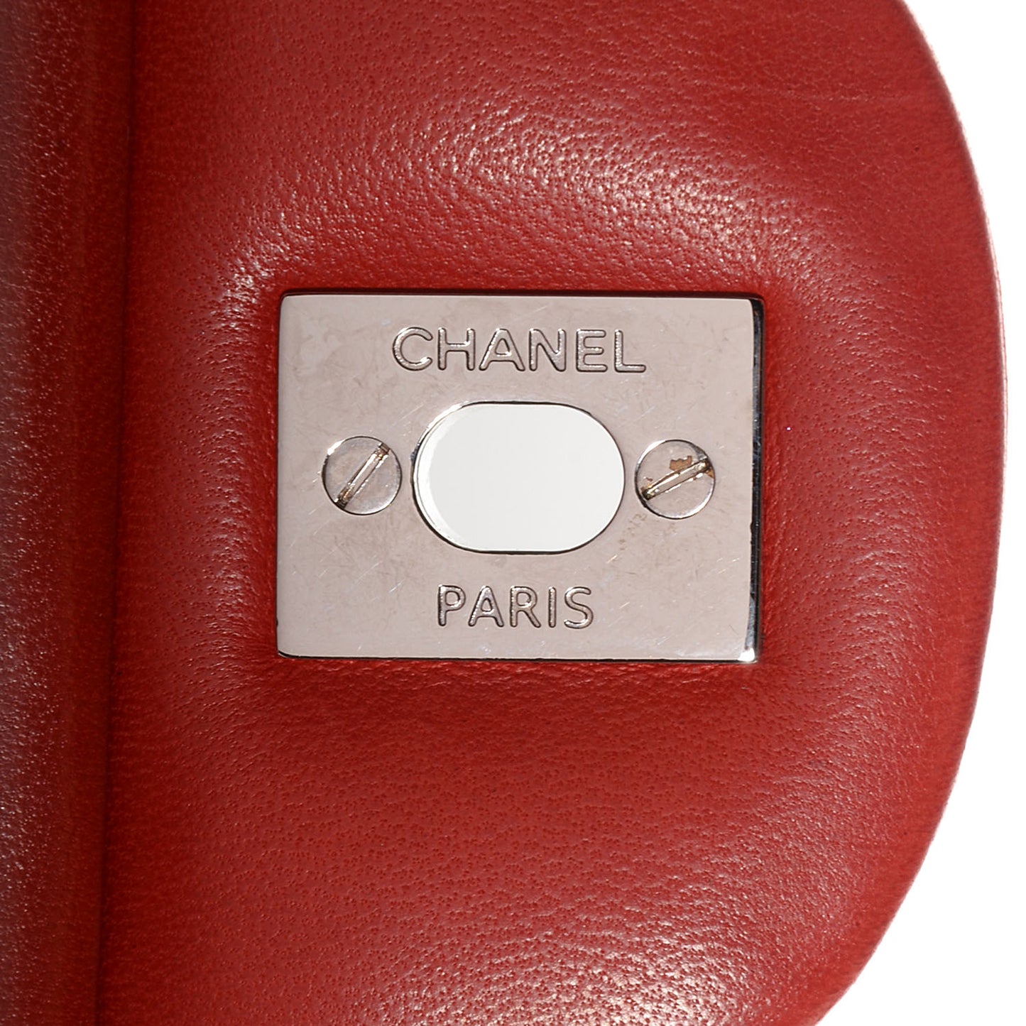 Lambskin Quilted Maxi Double Flap Red