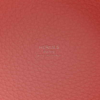 Hermes Taurillon Clemence Picotin Lock 18 PM Rose Sakura 6 of 10