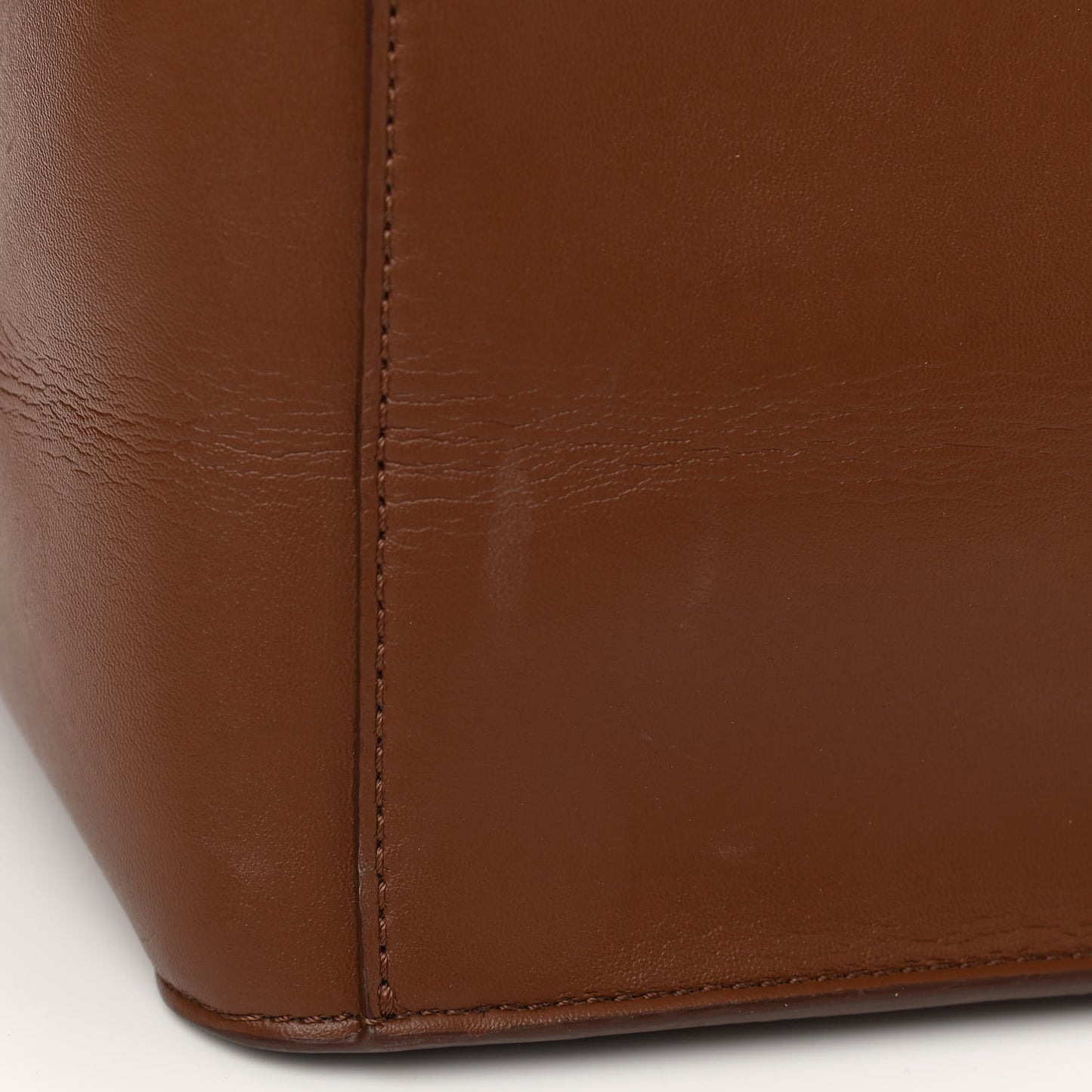 Eco Alter Nappa East West Perforated Tote Brown