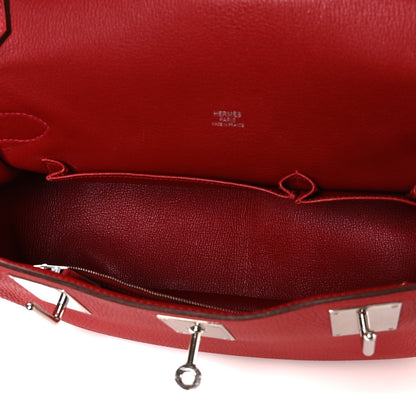 Hermes Taurillon Clemence Jypsiere 31 Rouge Casaque 5 of 10
