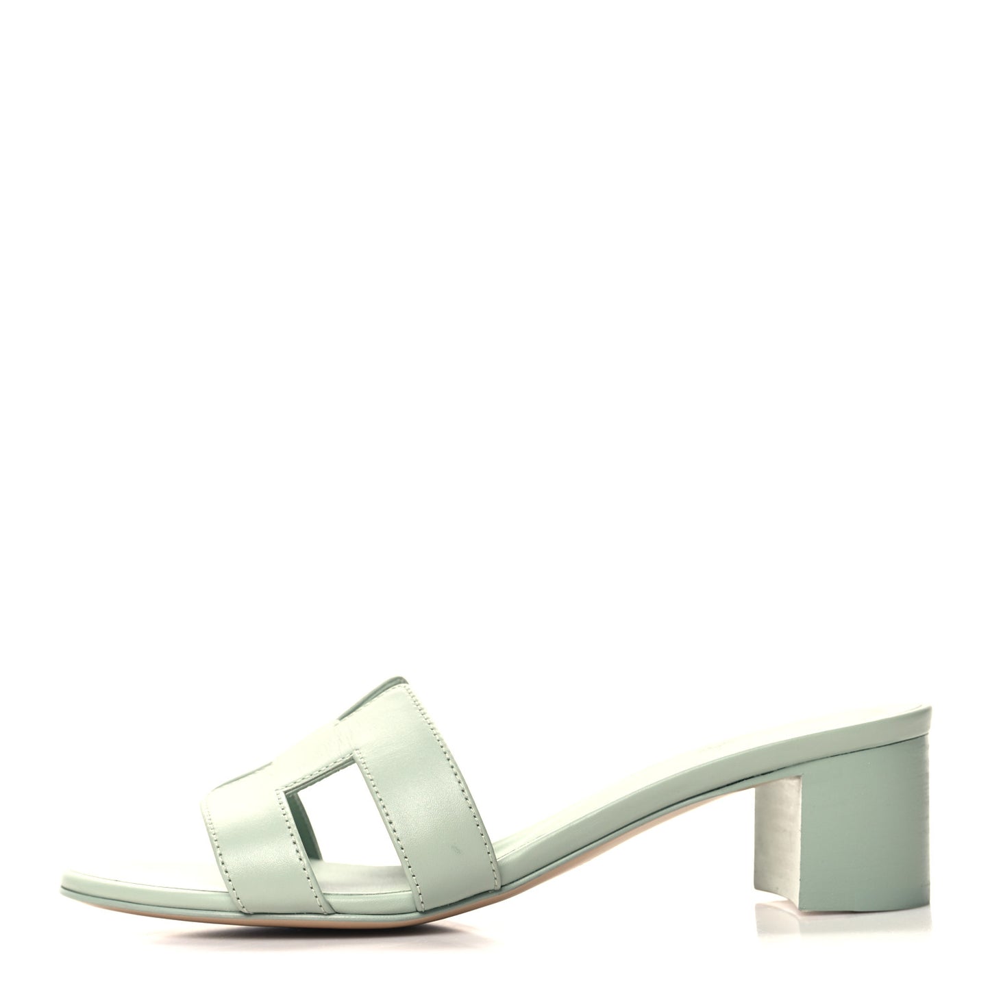 Calfskin Oasis Sandals 37 Vert Embrun