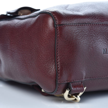 Mulberry Natural Leather Mini Cara Delevingne Convertible Satchel Oxblood 11 of 14