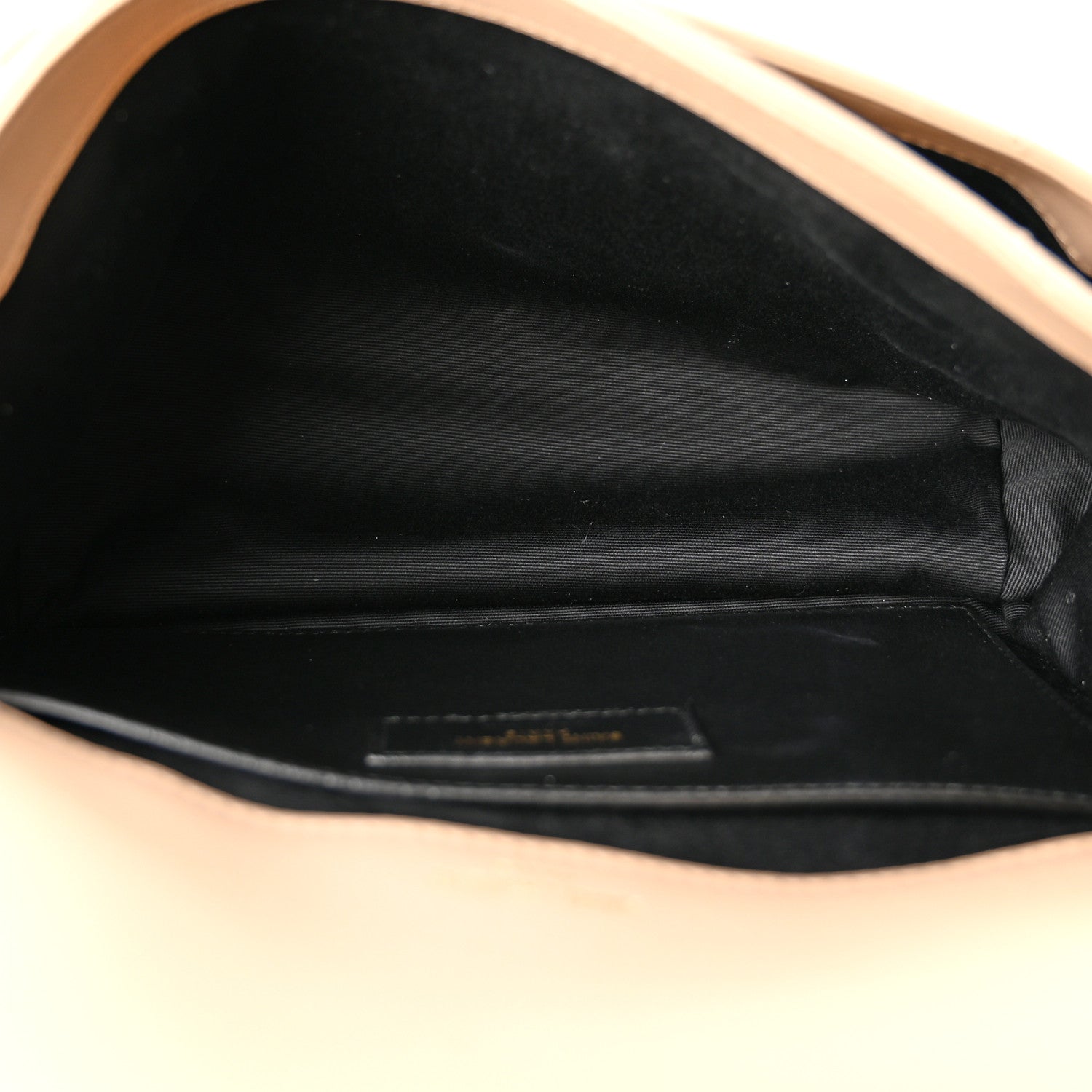 Saint Laurent Lambskin Matelasse Monogram Baby Niki Chain Satchel Dark Beige 4 of 10