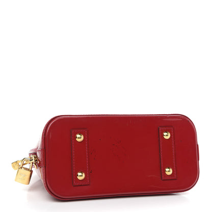 Louis Vuitton Vernis Alma BB Rose Indien 3 of 13