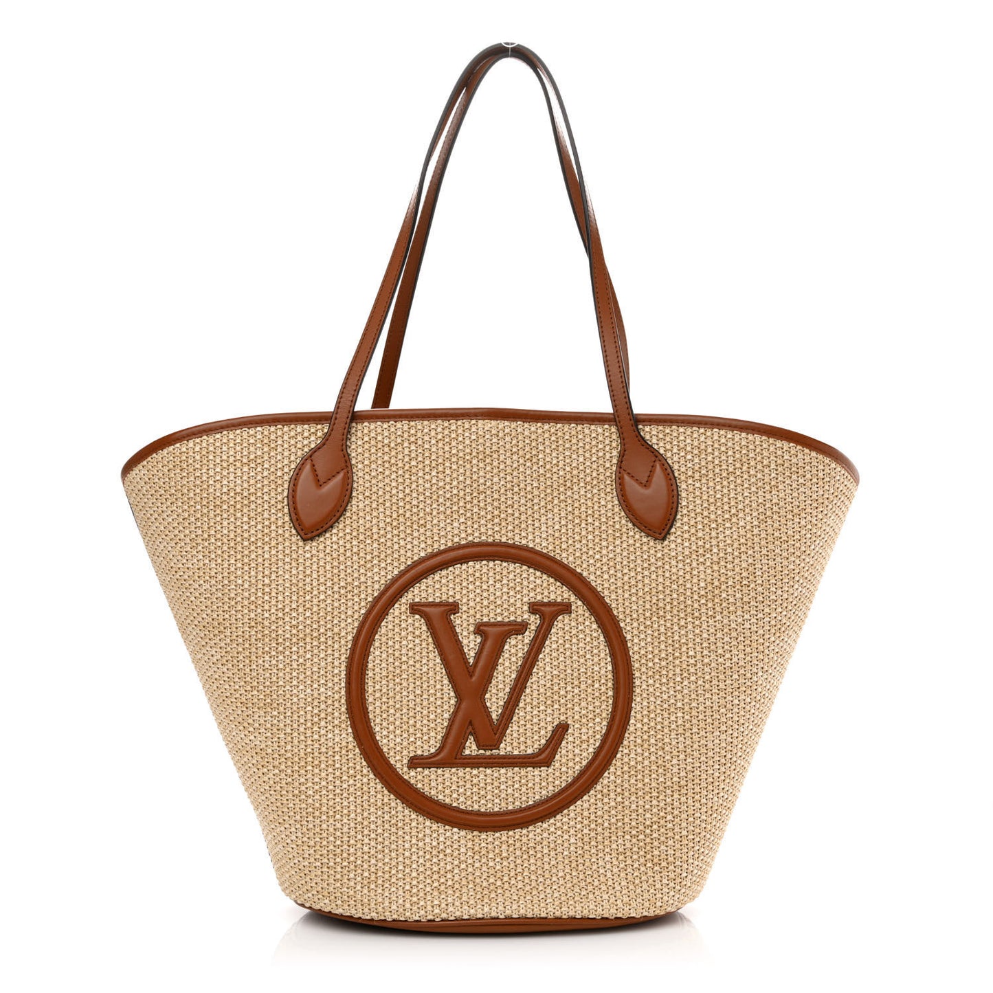 Raffia Saint Jacques Tote Caramel