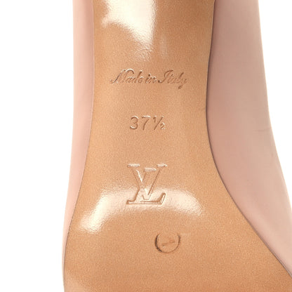 Louis Vuitton Calfskin Signature Pumps 37.5 Nude Pink 7 of 10