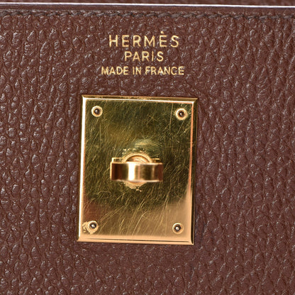 Hermes Ardennes Kelly Retourne 35 Chocolate 20 of 32