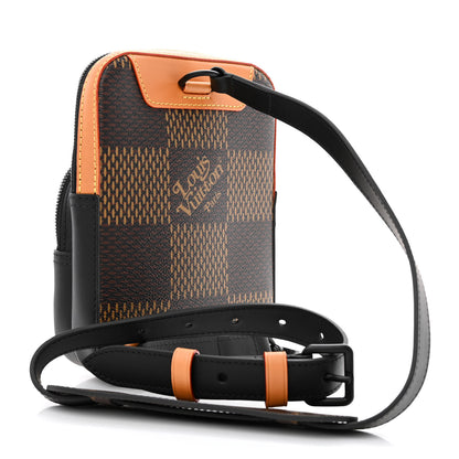 Louis Vuitton X NIGO Giant Damier Ebene Monogram Amazone Sling Bag 4 of 12