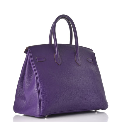 Hermes Togo Birkin 35 Iris 3 of 26