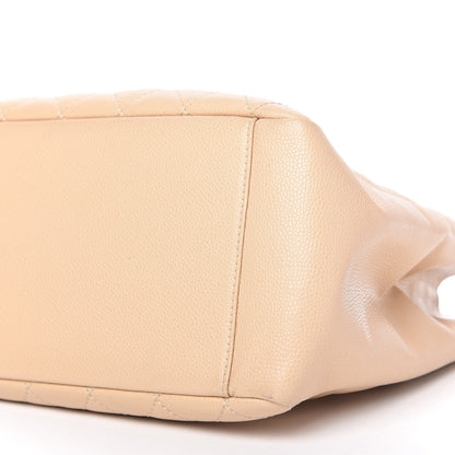 Chanel Caviar Quilted Grand Shopping Tote GST Beige Clair 7 of 8
