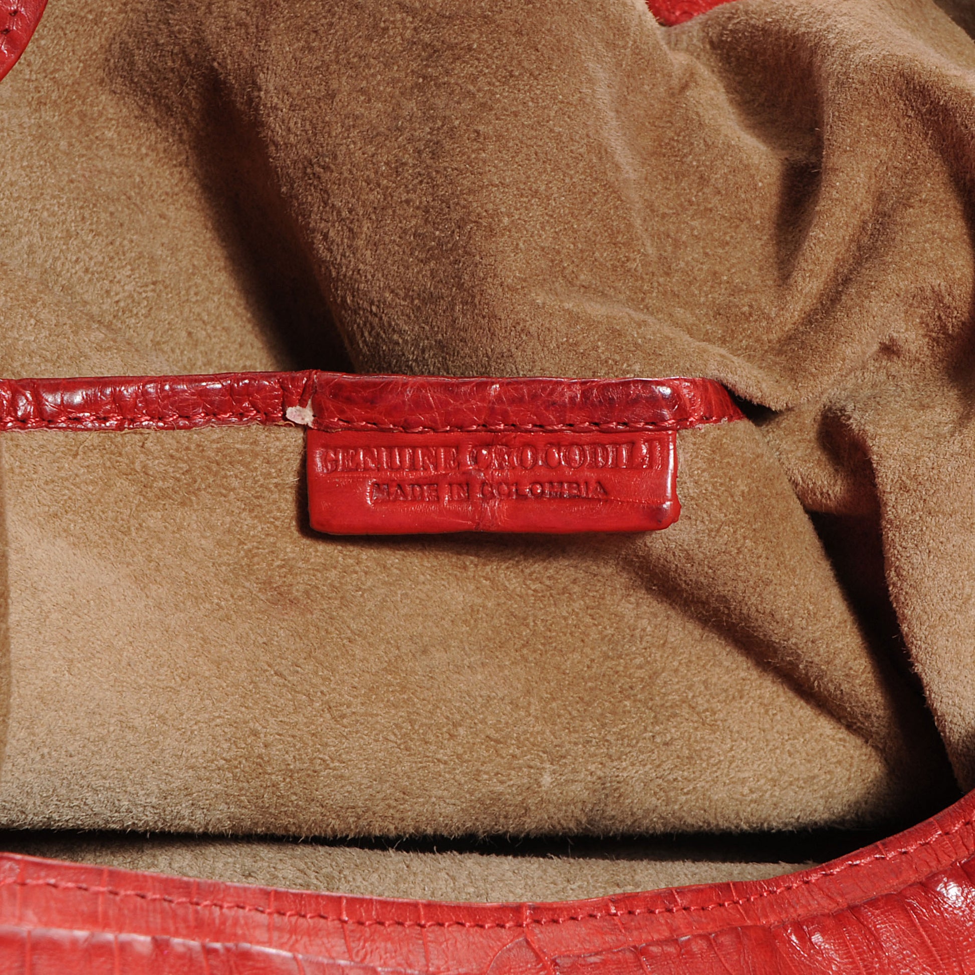Nancy Gonzalez Crocodile Medium Knotted Handle Hobo Red 6 of 6