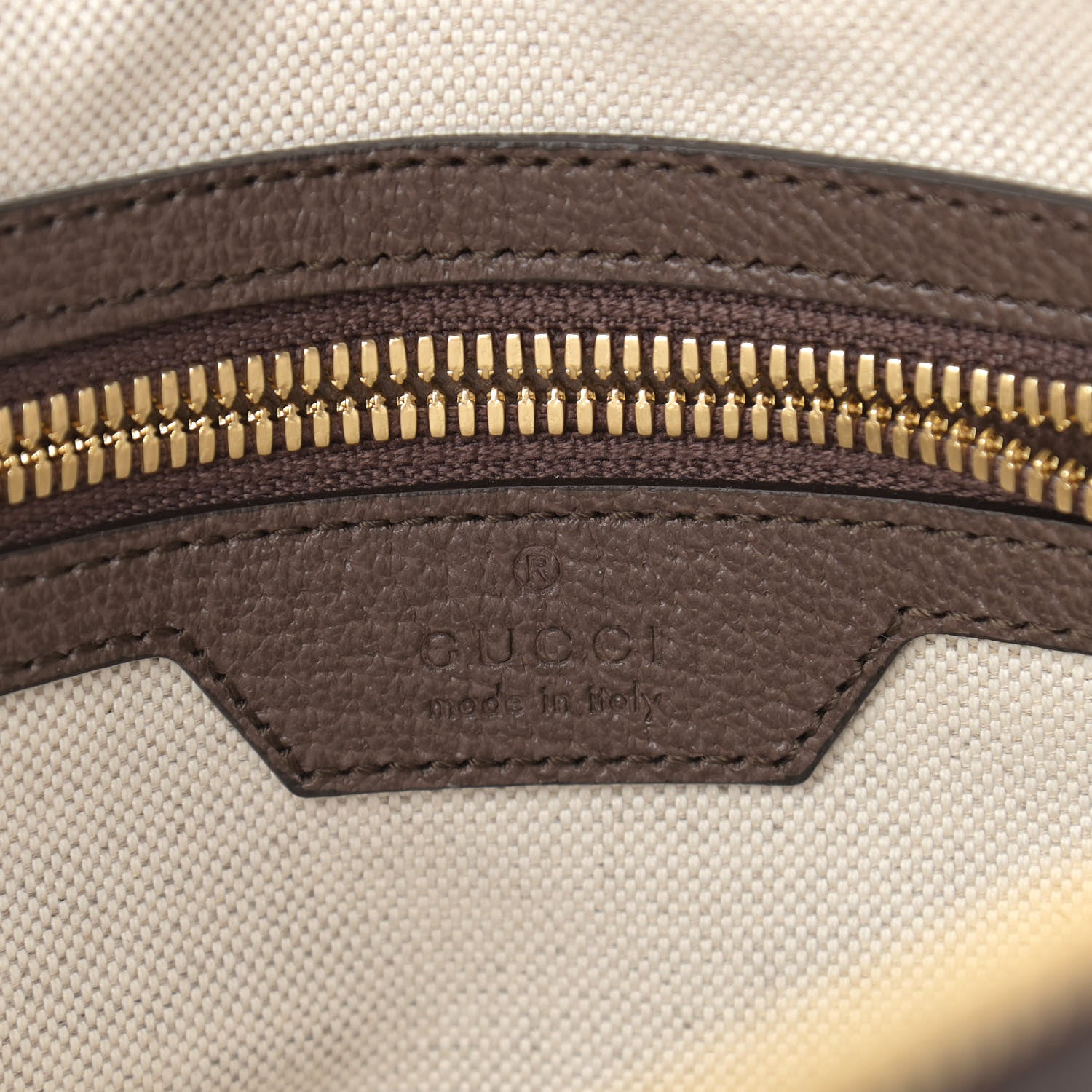 Gucci Monogram Jumbo GG Textured Dollar Calfskin Web Messenger Shoulder Bag Camel Ebony New Acero 6 of 9
