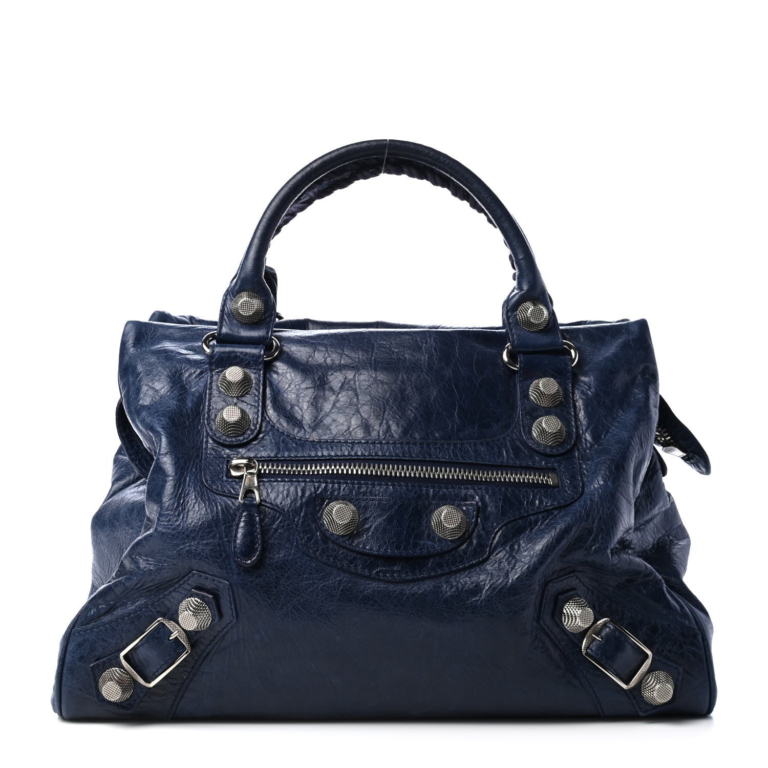 Balenciaga Agneau Giant 21 Silver Hardware Mid Day Marine 1 of 4