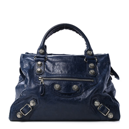 Balenciaga Agneau Giant 21 Silver Hardware Mid Day Marine 1 of 4