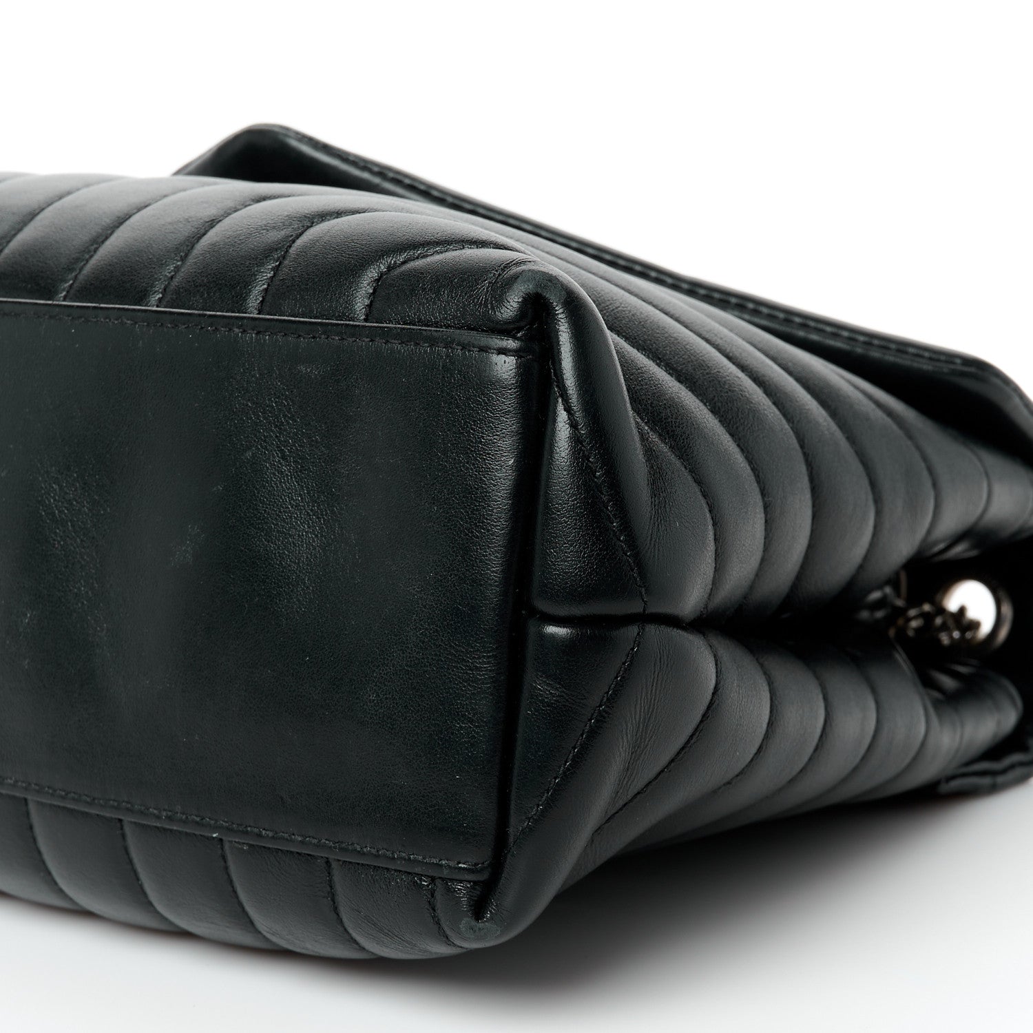 Saint Laurent Calfskin Y Quilted Monogram Medium Loulou Chain Satchel Black 11 of 11