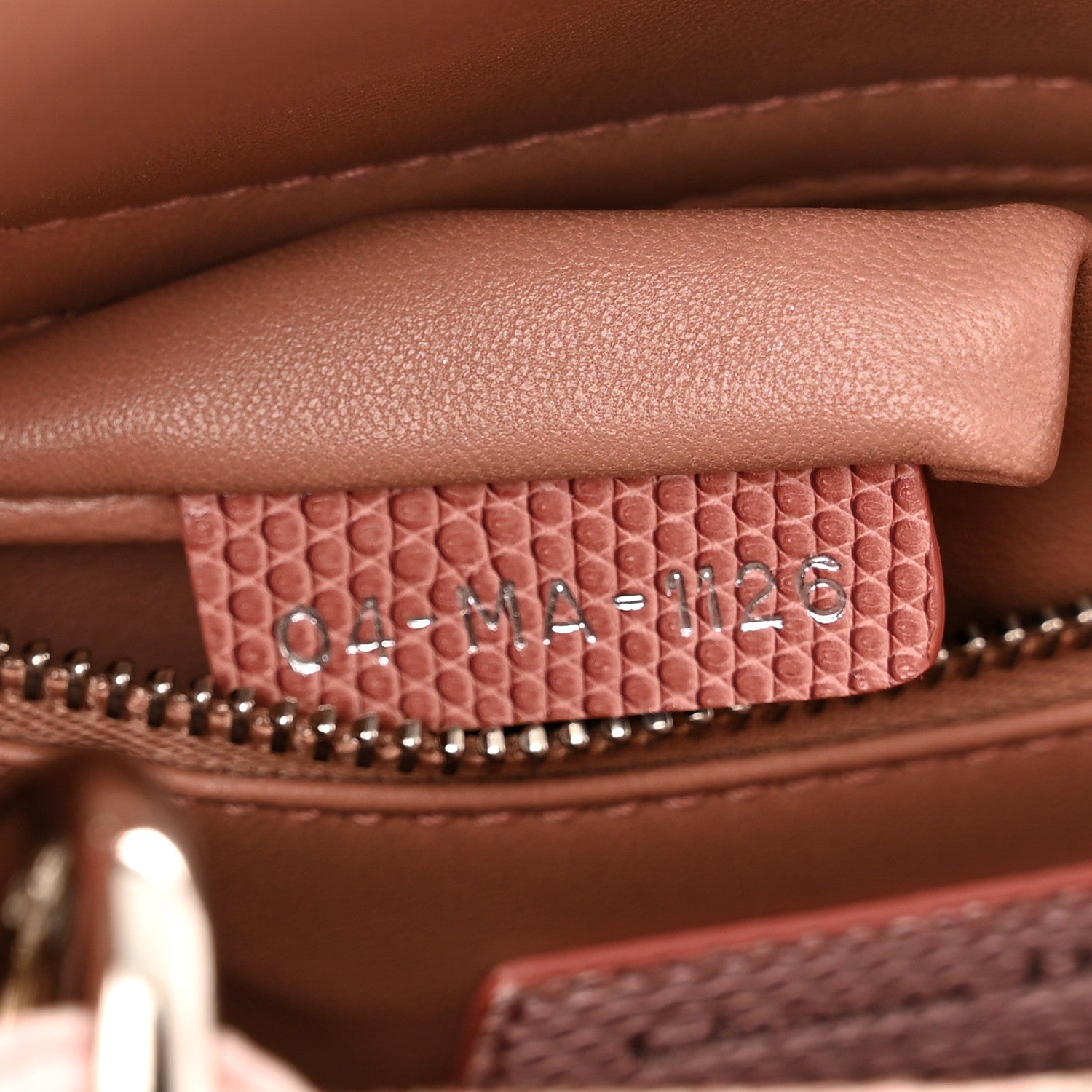 Christian Dior Lizard Gradient Mini Lady Dior Pink 7 of 10
