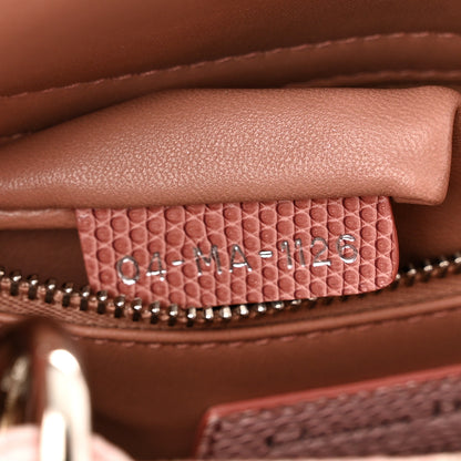 Christian Dior Lizard Gradient Mini Lady Dior Pink 7 of 10