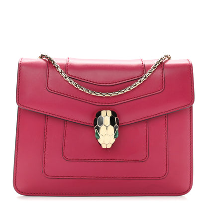 Bulgari Calfskin Serpenti Forever Crossbody Bag Pink 1 of 13