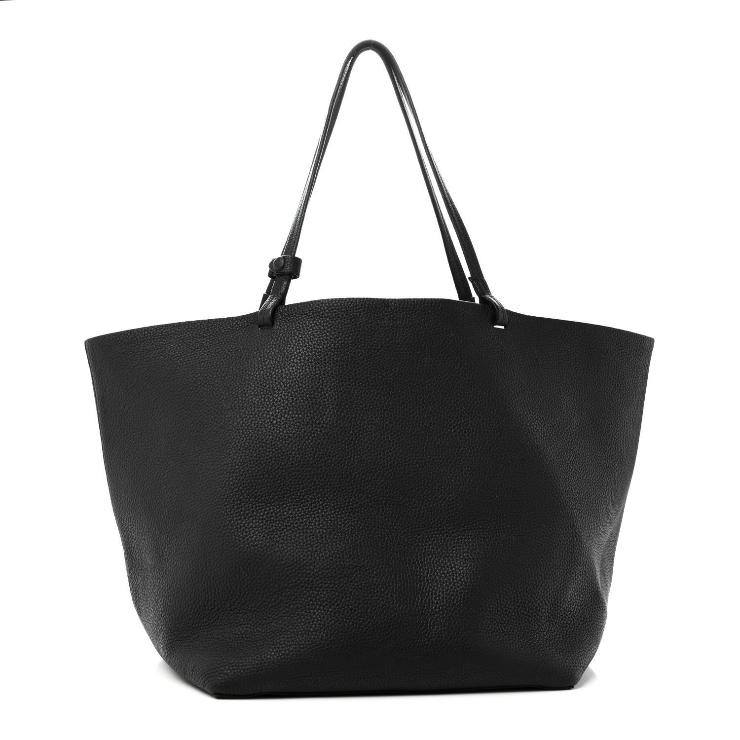 The Row Grained Calfskin Park Tote XL Black 1 of 10