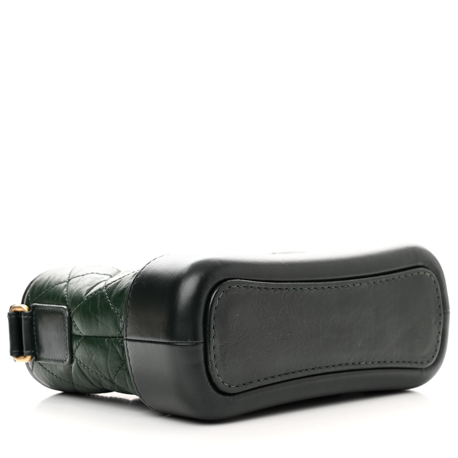 Chanel Aged Calfskin Quilted Small Gabrielle Hobo Dark Green 4 of 16