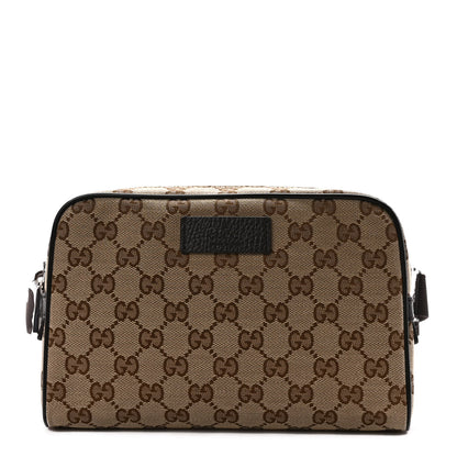 Gucci Monogram Belt Bag Dark Brown 1 of 9