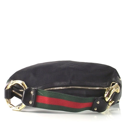 Gucci Monogram Bamboo Ring Hobo 4 of 9