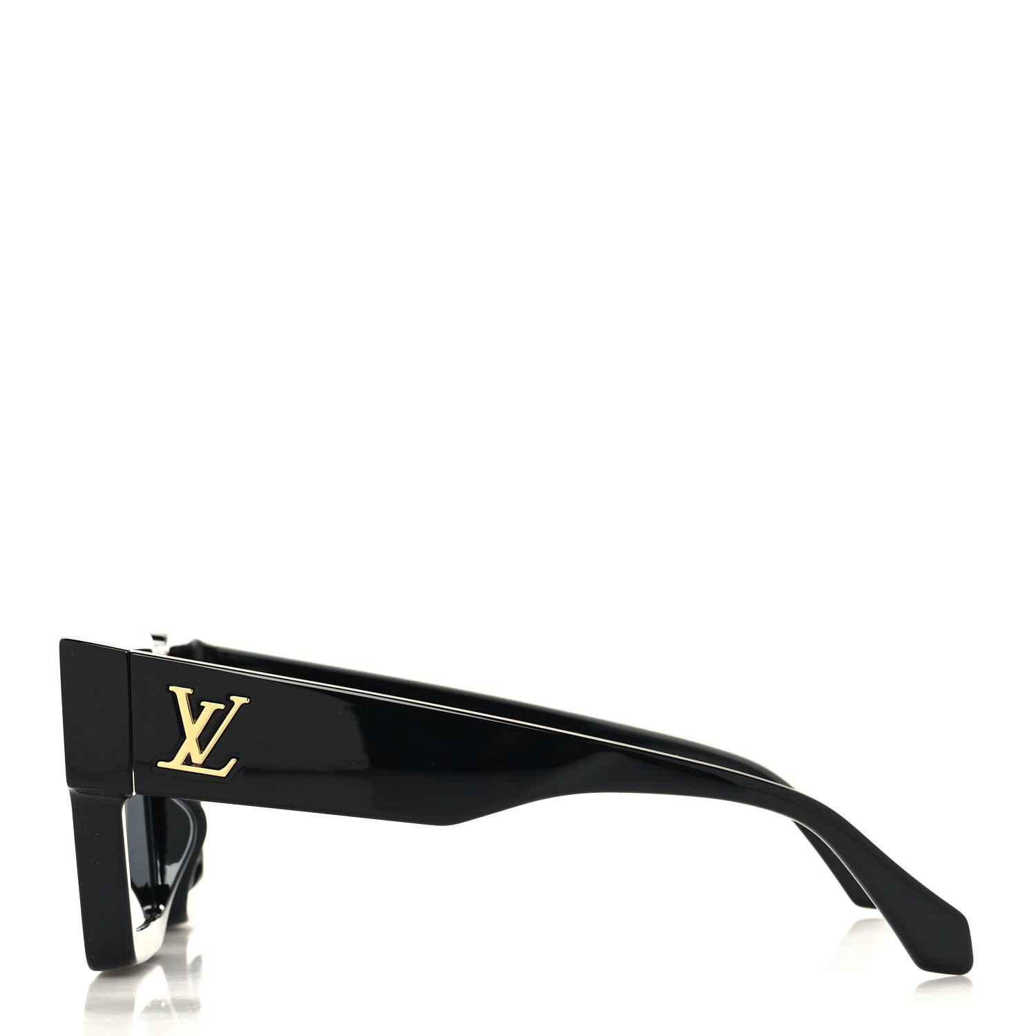 Louis Vuitton Acetate Swarovski Crystal Cyclone Sunglasses Z1578W Black 3 of 9