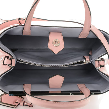 Fendi Vitello Dolce Century Petite 2Jours Tote Bubblegum Lilla Oliva 7 of 8