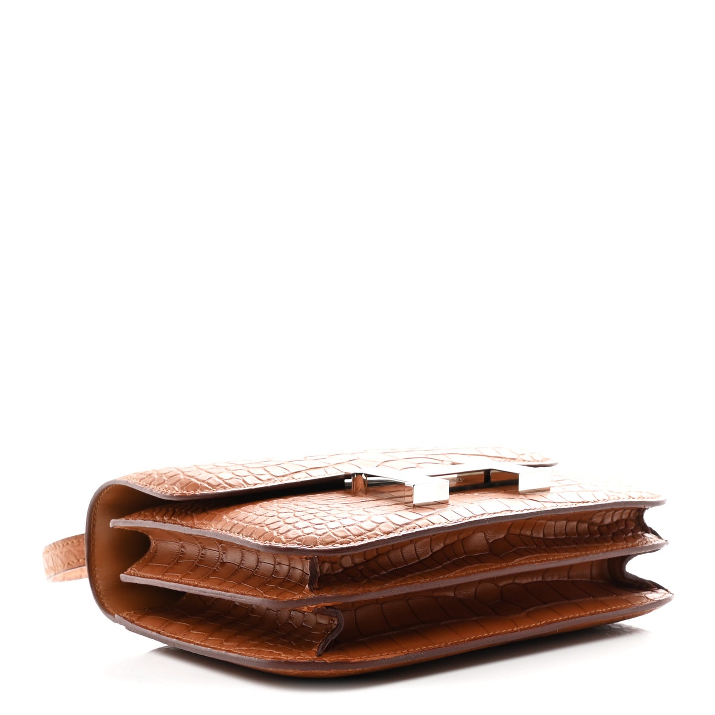 Matte Alligator Constance 18 Gold