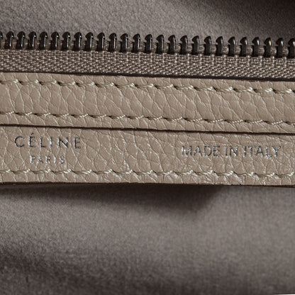 Celine Drummed Calfskin Mini Luggage Dune 6 of 8