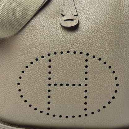 Hermes Taurillon Clemence Evelyne III PM Sauge 10 of 11