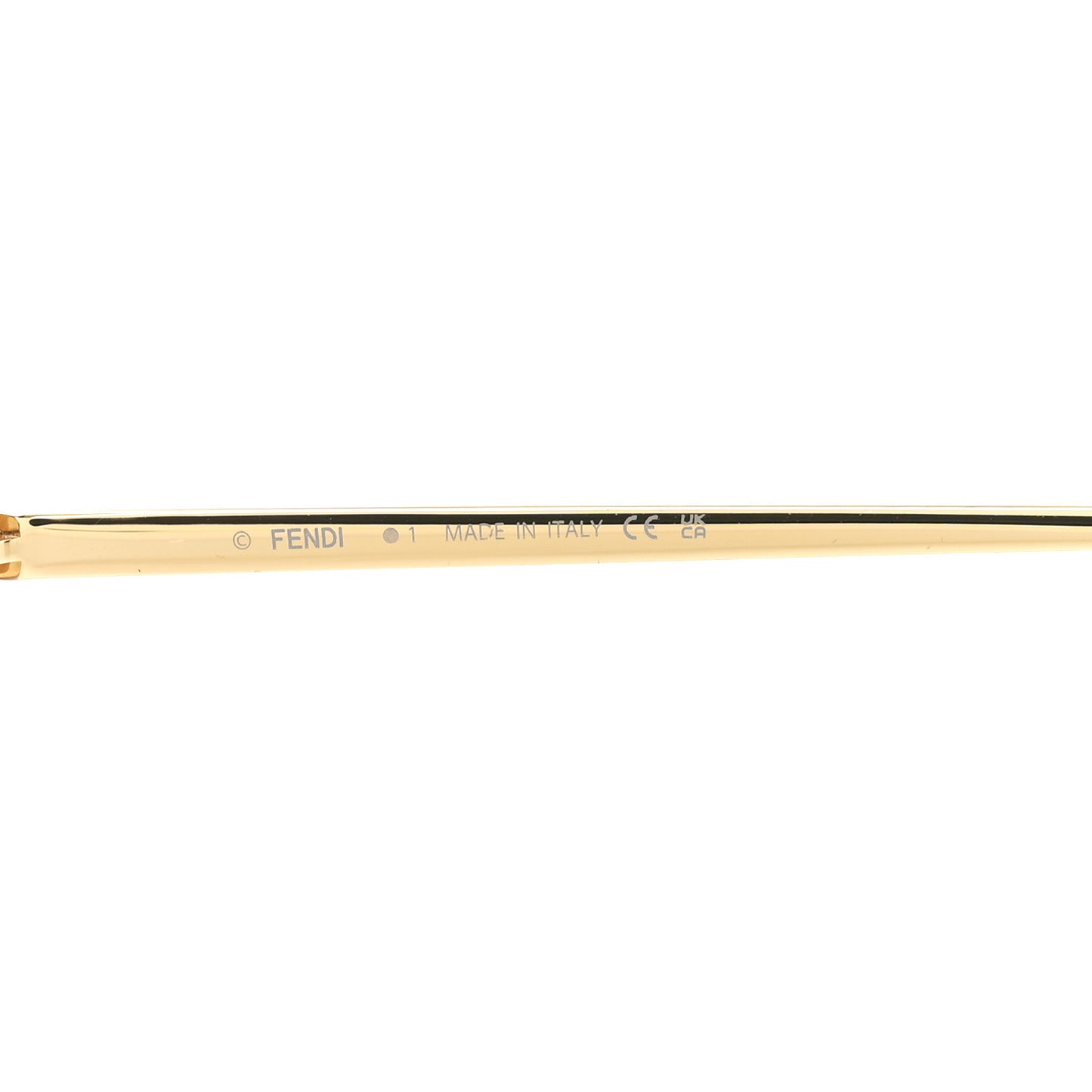 Metal Square Sunglasses FE4082US Gold