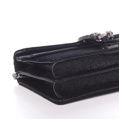 Gucci Velvet GG Monogram Small Dionysus Shoulder Bag Black 8 of 10