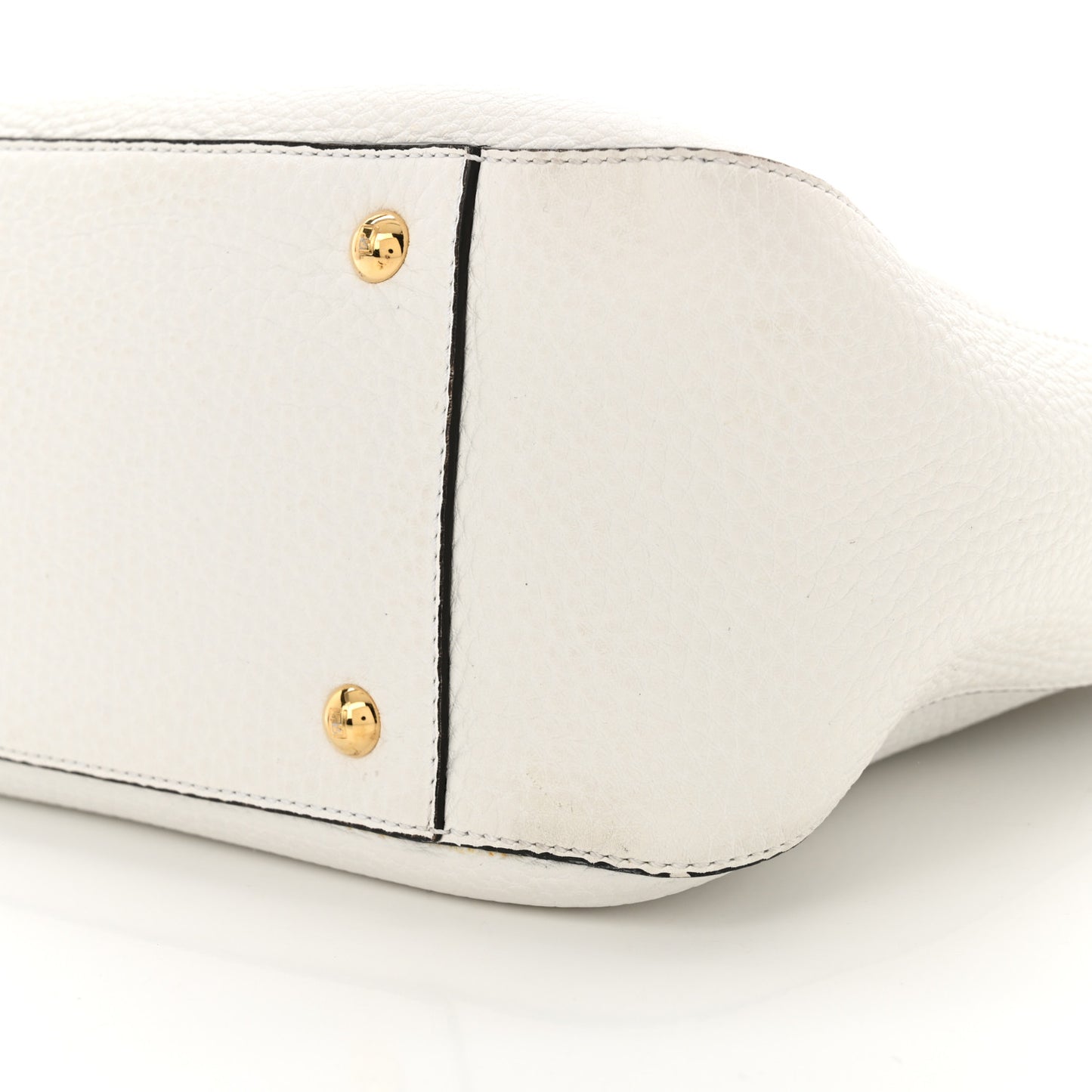 Cuoio Romano Selleria Small FF Tote White Ice