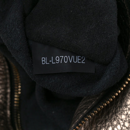 Valentino Garavani Metallic Calfskin Medium Rockstud Tote Sasso 7 of 12