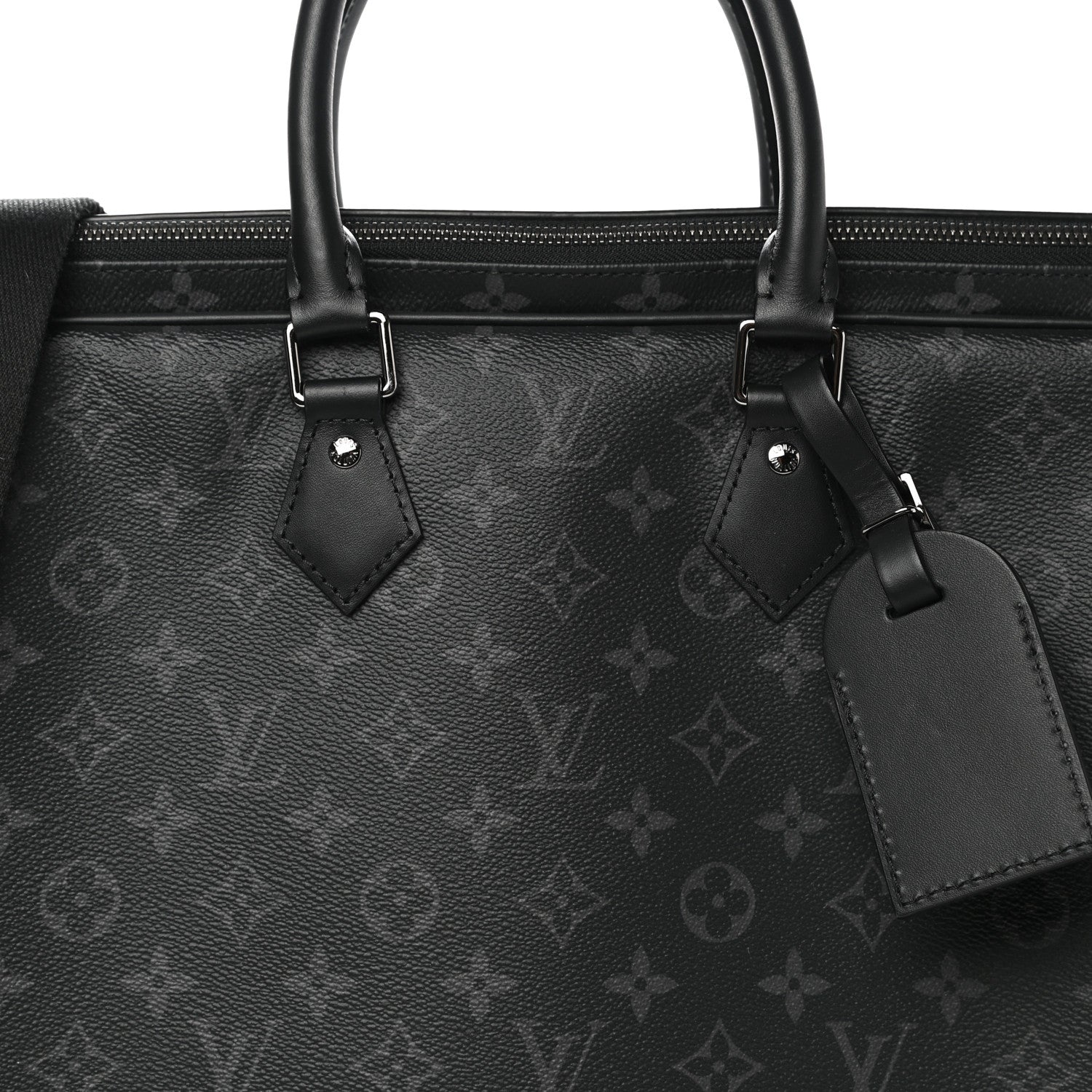 Louis Vuitton Monogram Eclipse Garment Cover 2 Hangers 11 of 11