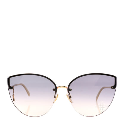 Louis Vuitton Metal LV Glam Cat Eye Sunglasses Z2012U Pink 2 of 8