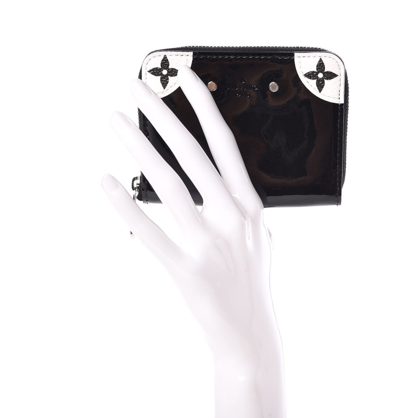 Patent Miroir Venice Zippy Coin Purse Black