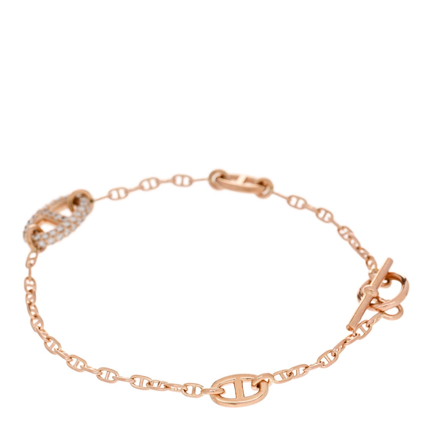 18K Rose Gold Diamond PM Farandole Bracelet ST