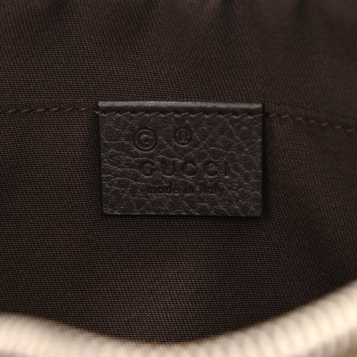 Monogram Belt Bag Dark Brown