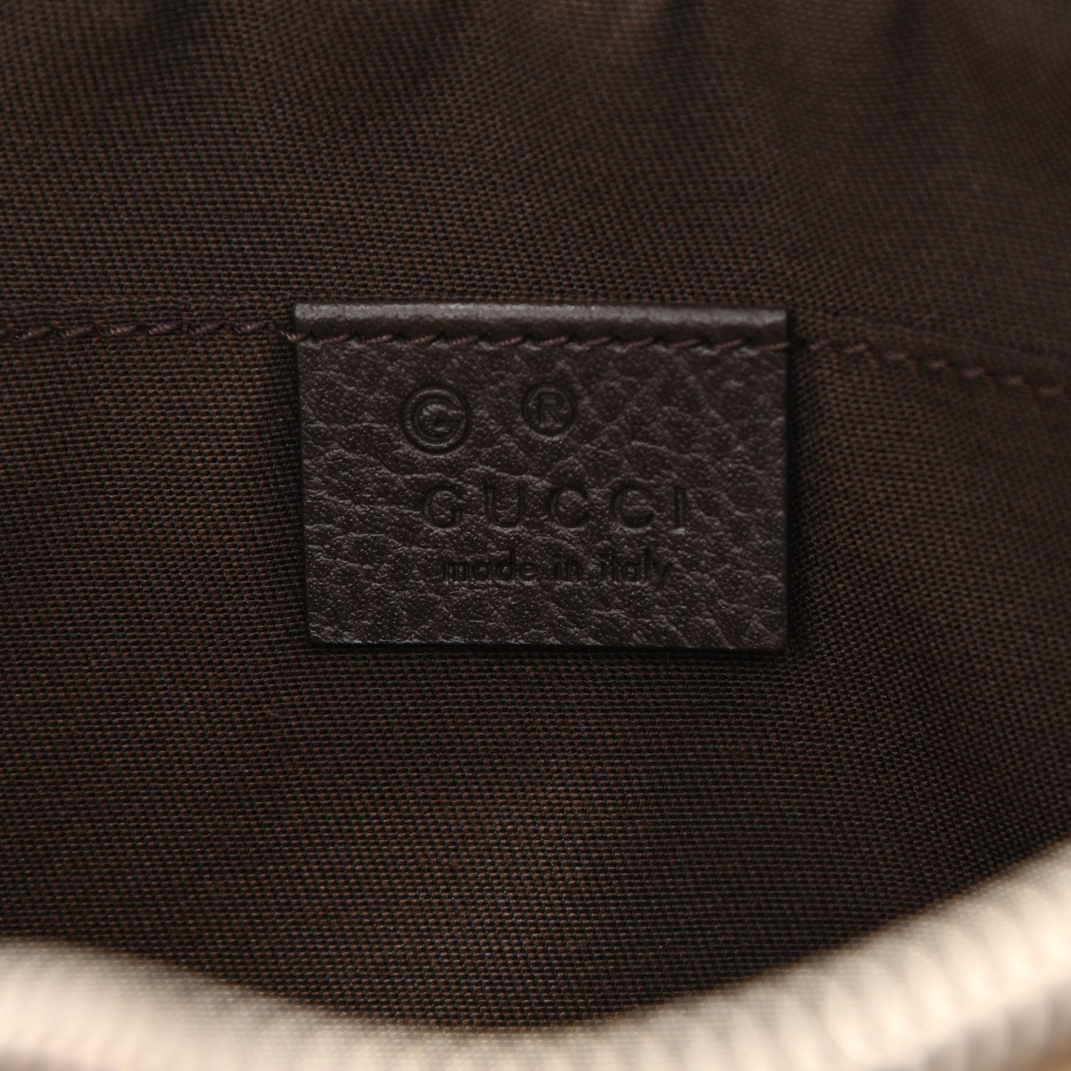 Gucci Monogram Belt Bag Dark Brown 6 of 8