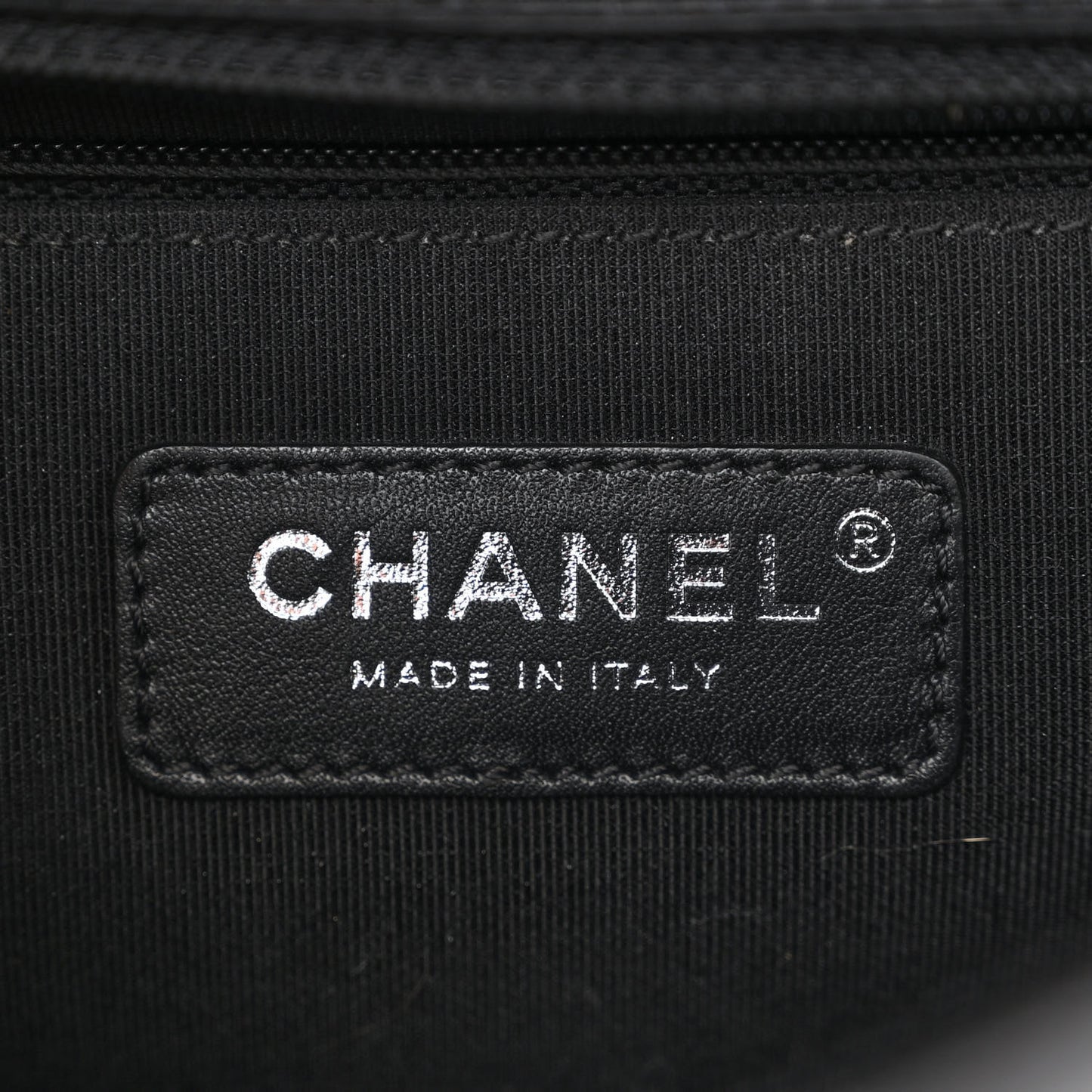 Crumpled Calfskin Flap Bag Black