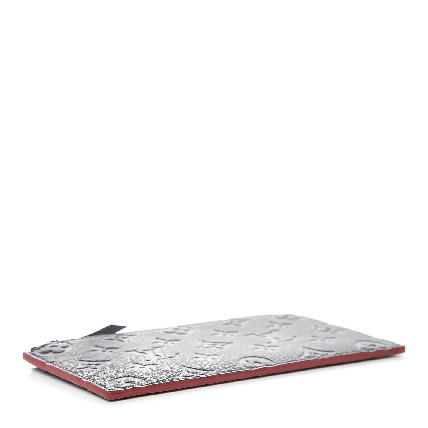 Empreinte Felicie Chain Wallet Zippered Insert Marine Rouge