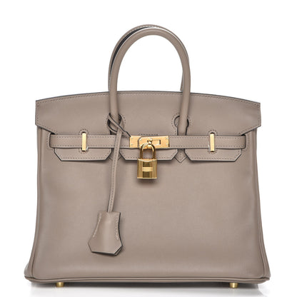 Hermes Swift Birkin 25 Gris Asphalte 1 of 27