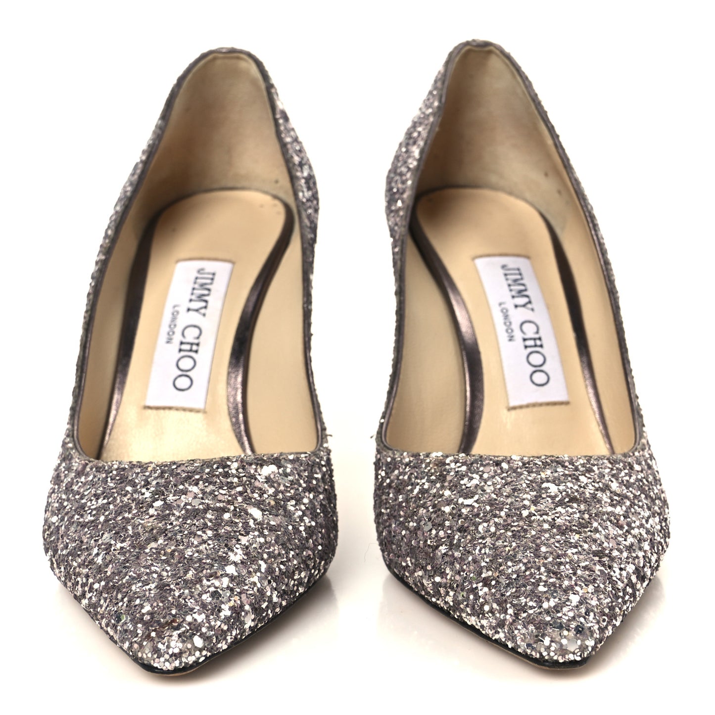 Glitter Pointy Toe Romy 85 Pumps 35 Viola