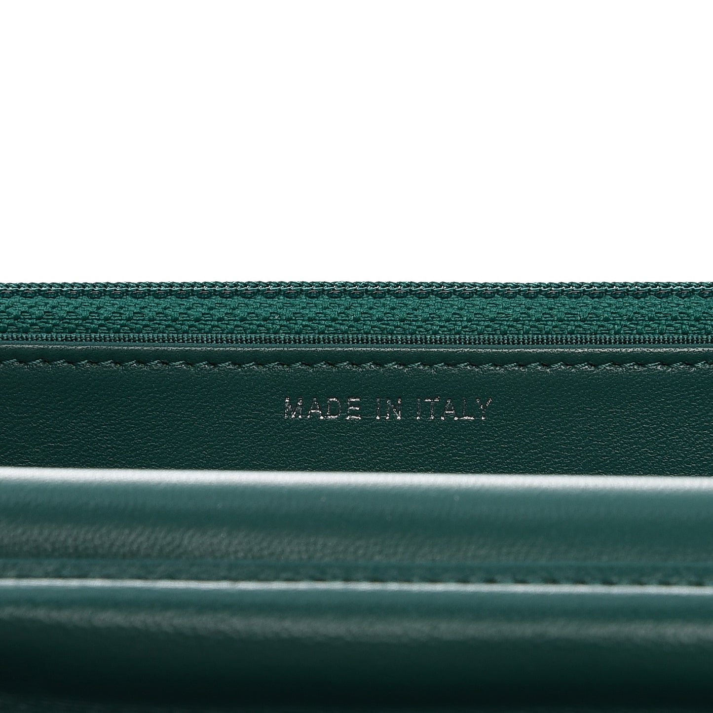 Lambskin Quilted Boy Wallet On Chain WOC Green