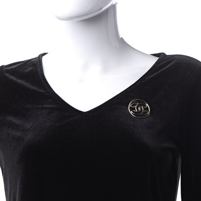 Chanel Metal CC Brooch Light Gold 2 of 4