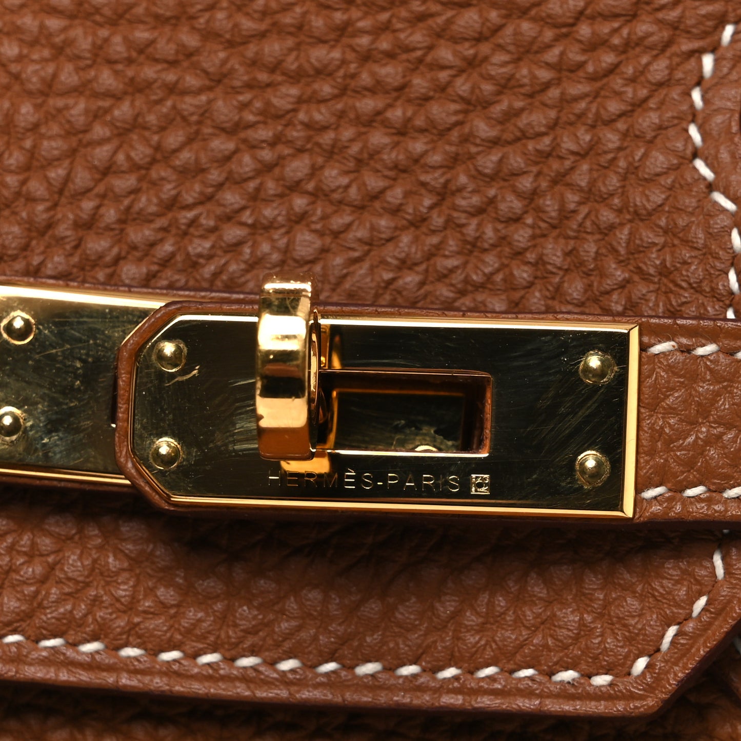 Togo Birkin 25 Gold